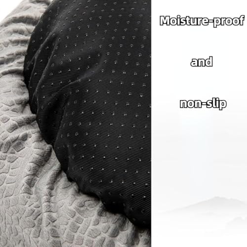 Small Dog Bed with Cover Cave - Covered Round Puppy Bed with Hooded Blanket, Machine Washable Burrow Pet Bed for Small Dogs and Cats, Cozy Cave Dog Bed with Anti-Slip Bottom (Grey,Large) - color: Grey, size: Large