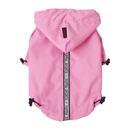 Puppia Authentic Base Jumper Raincoat, Extra-Large, Pink - color: Pink, size: Extra-Large