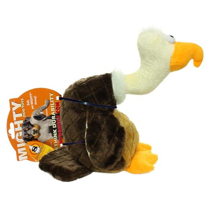 MIGHTY- Safari Vulture - Squeaker-Multiple Layers. Made Durable, Strong & Tough. Interactive Play Dog Toy (Tug, Toss & Fetch). Machine Washable & Floats | Ultra Durable Plush Toy with Multiple Layers & Reinforced Seams , Washable and Floats , Mighty® Cons