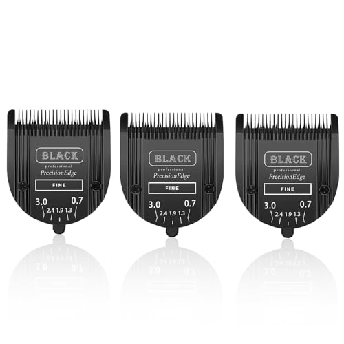 Adjustable 5 in 1 Blades Compatible with WAHL Arco,Bravura .Chromado，Creativa，Figura Dog Clippers for Dogs Grooming(Black/3PC) - color: Black