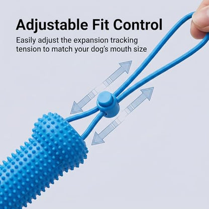 Dual-Action Dog Dental Chew Toy, Adjustable Canine Mouth Opener for Teeth Brushing, Durable Bite-Resistant Pet Oral Care Tool and Teeth Cleaning Aid for Medium Large Dogs (1Pcs) - color: 1Pcs