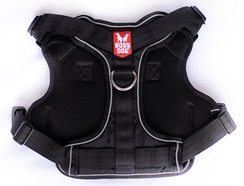 Boss Dog Tactical Harness, Black, Small - color: Black, size: Small