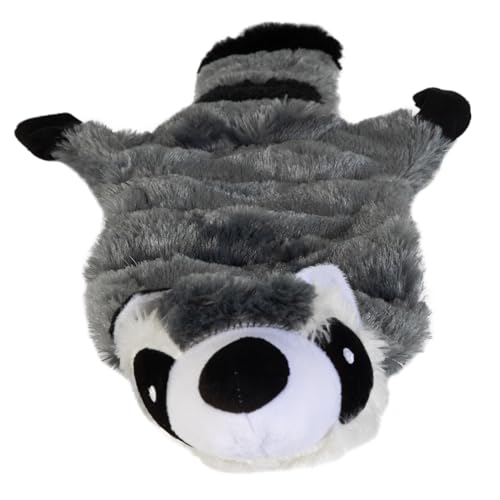 Hyper Pet Critter Skinz Super Squeaker Raccoon Stuffing Free Plush Soft Dog Toy, Extra Large, Pack of 1 - size: X-Large Raccoon, style: Raccoon