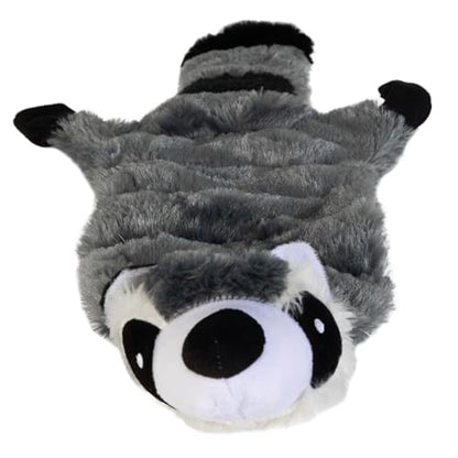 Hyper Pet Critter Skinz Super Squeaker Raccoon Stuffing Free Plush Soft Dog Toy, Extra Large, Pack of 1 - size: X-Large Raccoon, style: Raccoon