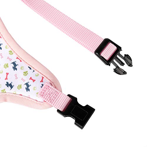Mile High Life Step in Dog Harness for Small Dogs No Pull, Easy Get on Air Mesh Vest Harness, Adjustable Easy Closures Both Neck and Chest (Pink, XS Chest 11.4"-16.1") - color: Vest Harness Pink, size: XS Chest 11.4"-16.1"
