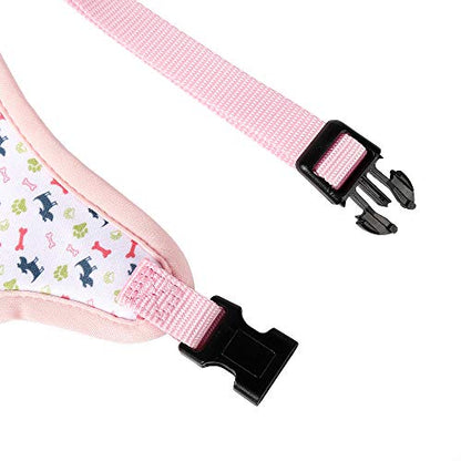 Mile High Life Step in Dog Harness for Small Dogs No Pull, Easy Get on Air Mesh Vest Harness, Adjustable Easy Closures Both Neck and Chest (Pink, XS Chest 11.4"-16.1") - color: Vest Harness Pink, size: XS Chest 11.4"-16.1"