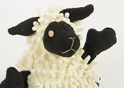 goDog Fuzzy Wuzzy Lamb Squeaky Plush Dog Toy, Chew Guard Technology - Assorted, Small - size: Small, style: Fuzzy Wuzzy Lamb