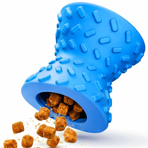 Dog Puzzle Toy – Interactive Treat Dispensing Dog Toy to Keep Dogs Busy, Mental Stimulation & Boredom Relief Toy for Indoor Play, Small & Medium Dogs - color: Sky blue, size: Small