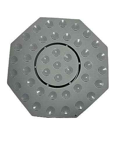 Mandala Slow Feeder Bowl Grub Lick Mat for Dogs & Cats with Suction Cups- Silicone Mandala Slow Feeder Lick Mat Dog Bowl - Non Slip Dog Bowl for Small Medium Large Breed (Slate Grey) - color: Slate Grey