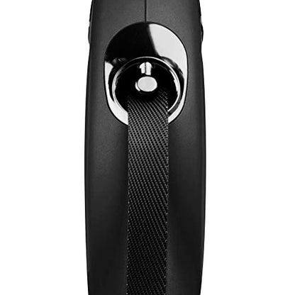 Automatic Leash Flexi New Classic M 5 M Black Tape - color: Multi, size: Medium (5m)