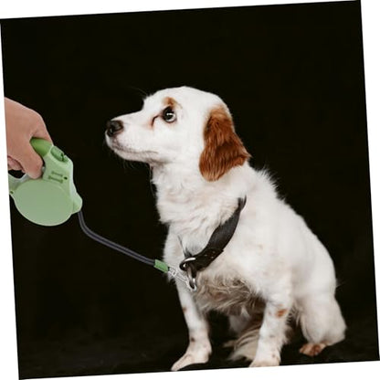 VANZACK Reflective Retractable Dog Leash with Brake Lock System for Small to Medium Breeds Stylish Design for Daily Walks Nylon Tape for Corgis and Cats
