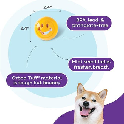 Outward Hound Nooks Happiness Interactive Durable Treat-Dispensing Dog Toy, Stuffable Puzzle Ball for Solo Play or Pair with Large Snoop, Mint-Scented, No BPA - color: Yellow Nook (Works with Large Snoop)