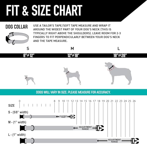 Wolfgang Heavy Duty, Adjustable Dog Collar with Quick Release Nylon Buckle for Walking & Training, Overland Print, Small - color: OverLand Print, size: Small (5/8 Inch x 8-12 Inch)