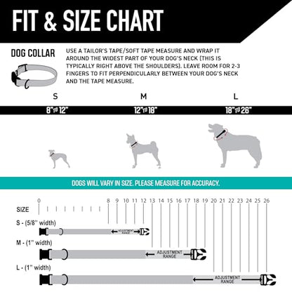 Wolfgang Heavy Duty, Adjustable Dog Collar with Quick Release Nylon Buckle for Walking & Training, WesternSky Print, Small - color: WesternSky Print, size: Small (5/8 Inch x 8-12 Inch)