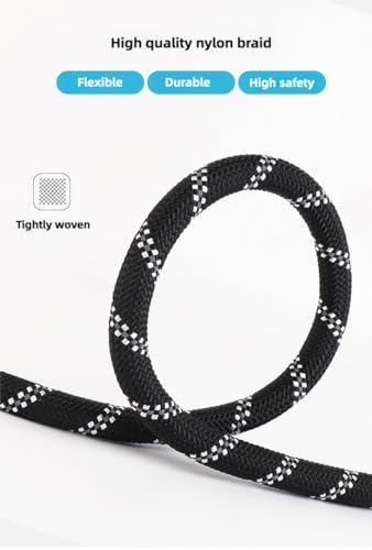 Dog Leash 5 FT with Comfortable Padded Handle, Highly Reflective Threads Dog Leash for Medium Large Dogs, 1/2 inch, Blue - color: BLUE 5FT