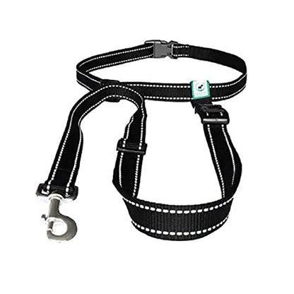 Caldwell's Pet Supply Co. Hands-Free Dog Leash, Adjustable Waist Leash for Dog Walking, Non-Bungee, Hands Free Harness, Durable and Versatile Waist Belt Leashes, Cross Body for Dogs (26" - 47")