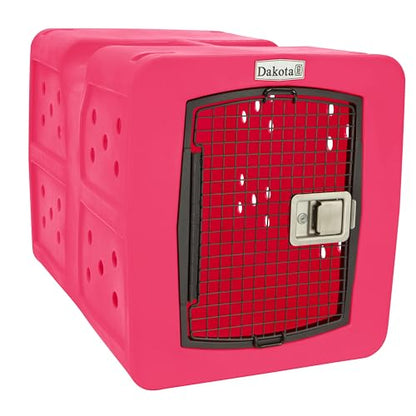 dakota283 G3 Framed Door Kennel - Large - Pink - color: Pink, size: Large