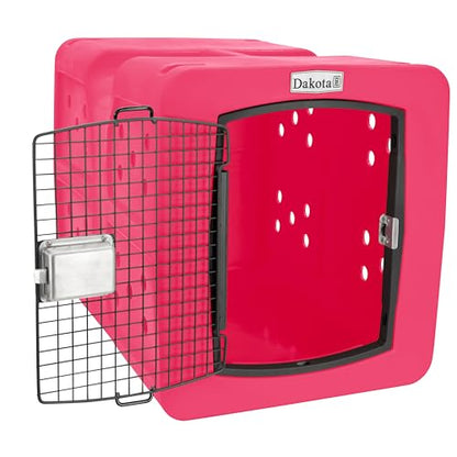 dakota283 G3 Framed Door Kennel - Large - Pink - color: Pink, size: Large
