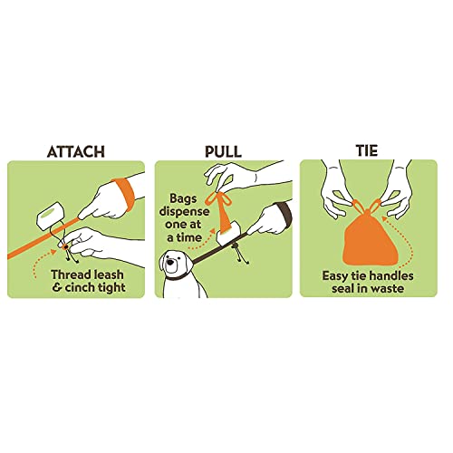 Neater Pet Brands Neater Bags Dog Waste Bag, No Rolls - Dog Poop Bags Dispense One at a Time, Doggie Poop Bag with Easy-Tie Handles, Dispenser Attaches to Any Leash (210 Count, Black Diamond Print) - size: 210 Bags + Black Dispenser