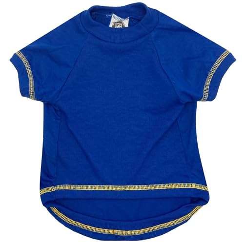 NHL Buffalo Sabres Tee Shirt for Dogs & Cats, X-Small. - Are You A Hockey Fan? Let Your Pet Be An NHL Fan Too! - color: Buffalo Sabres, size: X-Small