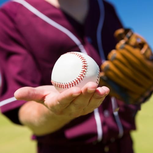 Practice Baseballs for Batting and Throwing Training - color: White Box of 6