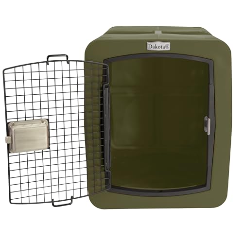 dakota283 Dakota 283 Medium Kennel -Frame Door- Olive - color: Olive, size: Medium