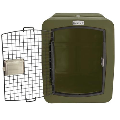 dakota283 Dakota 283 Medium Kennel -Frame Door- Olive - color: Olive, size: Medium