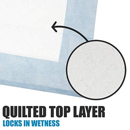 BV Puppy Pads XL 320 Count 34"x28" - Leak-Proof Pee Pads for Dogs with 6-Layer Design, Rapid Dry Sheet & Attractant - Dog Pad Extra Large with Odor Control - Perfect for Big Dogs & Indoor Use - size: XL / 320-Count (Standard)
