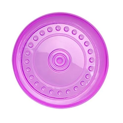Pet Flying Disc Saucer Toy for Small Medium Large Dog Agile Training Soft Chew Disk(Black,15.5CM) - color: Black, size: 15.5CM