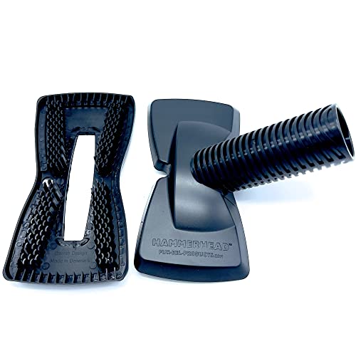 Buff Brite Fur-EEL Hammerhead Pet Hair Remover | Vacuum Attachment for Cars, Stairs & Couches | Removes Sand, Lint & Pet Hair | Compatible with Most Brands - style: Hammerhead Attachment