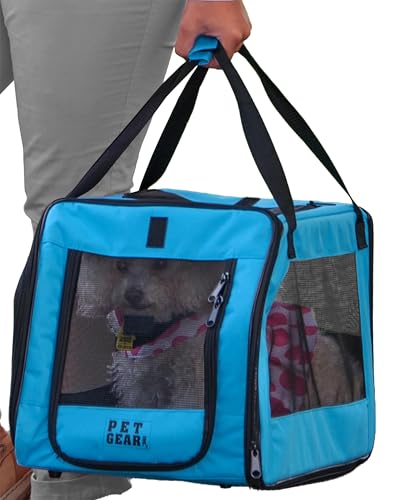 Pet Gear Carrier and Car Seat, Sapphire | For Small Dogs & Cats - color: Sapphire