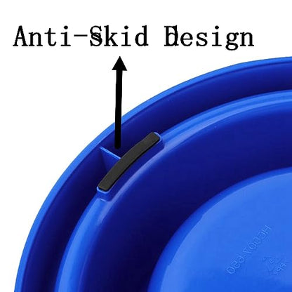 Ants Away Dog Bowl Cat Puppy Food Bowls Round No Spill Eating Feeder for Small Animals Brown M - color: Brown, size: Medium