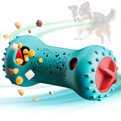 Interactive Dog Puzzle Toys - Dogs Treat Dispensing Enrichment Toy Mental Stimulation for Brain Cognitive Snack Spin for Dog Busy Boredom Teething Slow Feeder