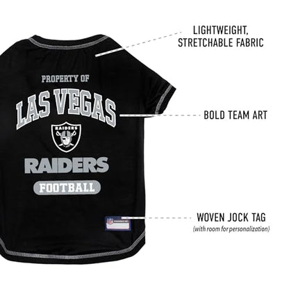 Raiders Tee Shirt – Pets First - color: Raiders, size: X-Small