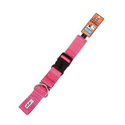 GOGO Pet Products Martingale Gentle Training Collar, X-Large, Pink - color: Pink, size: Xlarge (1 1/2" web width)