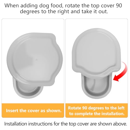 Kenond 9.5L Gravity Large Dog Feeder, Automatic Dog Food Dispenser, Suitable for Indoor/Outdoor - color: 2.5 Gallon dog feeder