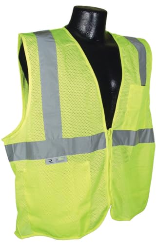 Radians SV2ZGML Industrial Safety Vest - color: Safety Green, size: Large