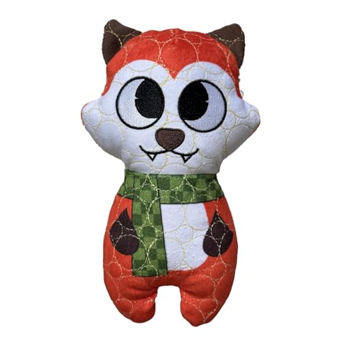 Bite Force -Durable & Strong Dog Toy Fox with Squeaker, Kevlar-Reinforced for Aggressive Chewers for Small Medium Large Dogs - Orange. - color: Regular - Fox