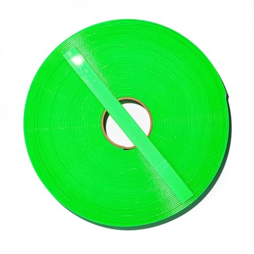 Buckleguy.com BioThane®, 100/300 Gold, Translucent (High Gloss) - color: Green, size: W: 1" and L: 1 Foot (continuous length)