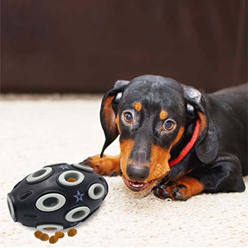 Pets First NFL Dallas Cowboys Football Toy - Treat Dispensing, Interactive Fun, Natural Rubber for Dogs & Cats - color: Dallas Cowboys
