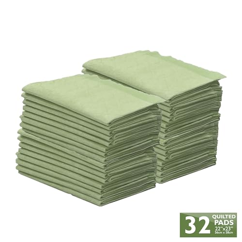 Four Paws Wee-Wee Superior Performance Bamboo Pee Pads for Dogs, Earth Friendly Dog & Puppy Potty Training Pads, Crate Liners, Housebreaking Supplies, 22" x 23" (32 Count) - size: 32 Count