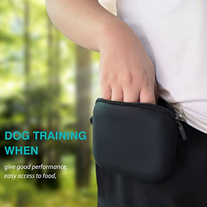 Dog Training Treat Pouch with Clip, Portable Waterproof Puppy Treat Bag and Training Clicker, S