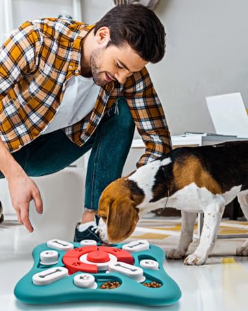 Dog Puzzle Toys - Interactive, Mentally Stimulating Toys for IQ Training & Brain Stimulation - Gift for Puppies, Cats, Dogs