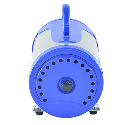 SHELANDY Groomer Partner Pet Hair Force Dryer Dog Grooming Blower with Heater (Blue) - color: Blue