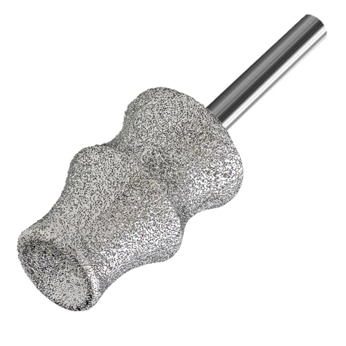 Dog Nail Grinder Bits - 1/8" Diamond Rotary Bit for Dogs and Cats, Pet Nail Grinder Wheel for Home Grooming Tools and Animal Nail Care - size: Type C
