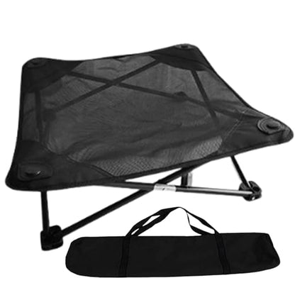 Foldable Dog Bed | Moisture-Resistant Waterproof with Bag | Indoor Outdoor Pet Mesh Bed - for Living Room Camping Yard Balcony Garden Backyard Puppy Kittchen