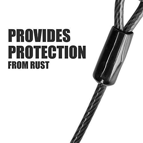 BV Dog Tie Out Cable 25 Feet - Heavy Duty Dog Lead Up to 250 Pounds - Reflective & Rust-Free with Quick Release Swivel Clips & 360° Rotating Clasp - Tangle-Free Dogs Runner for Yard (Grey, Pair) - color: 250lbs/ 25ft/ Grey, style: Pair