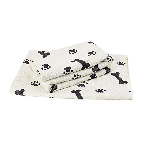 Zwipes 779 Microfiber 5-Pack Small Pet Cloths (Size: 16" x 16"), Soft Terry Drying Cleaning Towels - size: Small (16" x 16"), 5-Pack