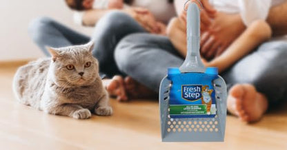 Fresh Step All In One Litter Scoop - Fast and Easy to Use Cat Litter Scooper - Deep Shovel Ergonomic Handle Grip Kitty Litter Scooper to Scoop Away Cat Litter - size: One Size, style: All in One Litter Scoop