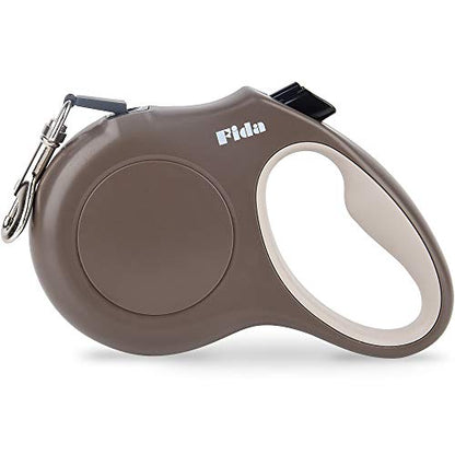 Fida Retractable Dog Leash, 16 ft Dog Walking Leash for Small Dogs up to 26lbs, 360° Tangle Free, Coffee/Brown - color: Coffee, size: Small